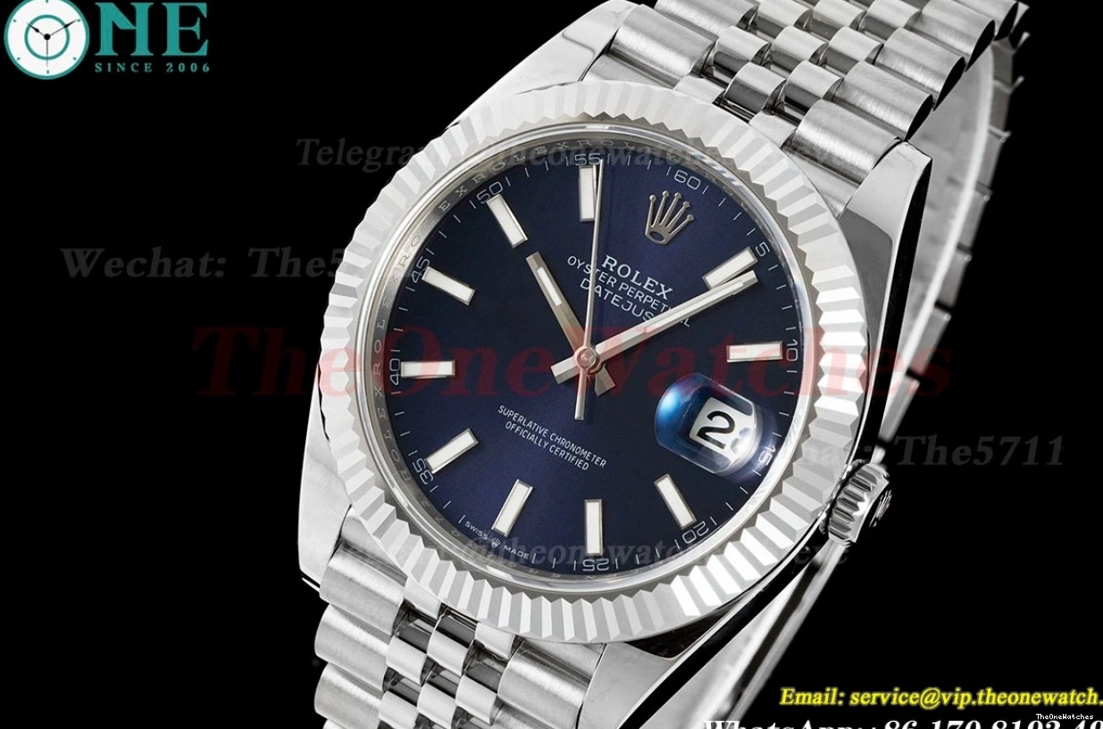 Jub A3235 Stk EWEF SS Datejust Blue SS 126334 41mm 0204